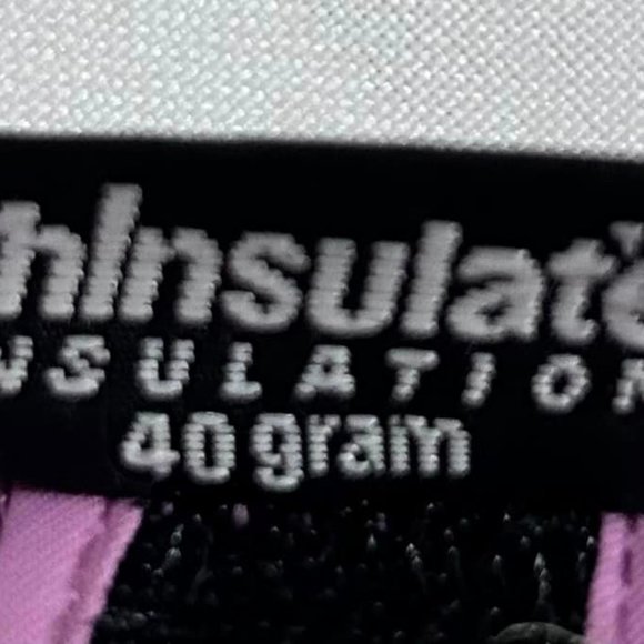 Girls Pink & Light Purple Hat & Mitten Set - Picture 4 of 10